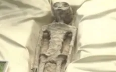 Trưng bày hài cốt nghi là sinh vật ngoài hành tinh