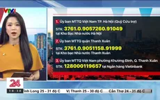Công bố 3 tài khoản chính thức tiếp nhận ủng hộ các nạn nhân vụ cháy chung cư mini