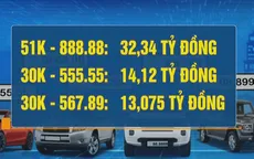 Đã đấu giá thành công 11 biển số ô tô