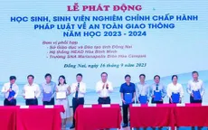 20.000 học sinh, sinh viên tham gia tìm hiểu pháp luật về an toàn giao thông