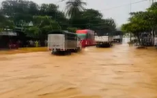Đường lên Đà Lạt đã bị ngập nặng sau mưa lớn