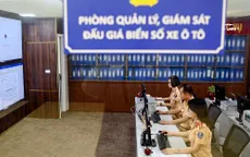 Còn 8/11 biển số trúng đấu giá chưa được thanh toán