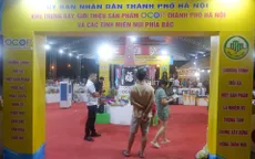 Người dân thích thú với sản phẩm OCOP các địa phương đang trưng bày tại Hà Nội