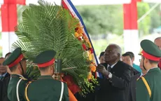 Chủ tịch Quốc hội Cuba dâng hoa tưởng niệm Lãnh tụ Fidel Castro tại Quảng Trị