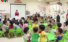 Trường sửa chữa đầu năm học, học sinh mầm non phải học ghép