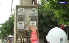 Nghệ An nỗ lực khôi phục hệ thống điện lưới sau mưa lũ