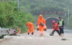Trung Quốc gia hạn cảnh báo vàng về mưa bão