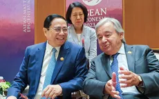 Thủ tướng Phạm Minh Chính gặp Thủ tướng Singapore và Tổng Thư ký Liên Hợp Quốc