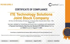 ITE đạt chứng nhận bảo mật quốc tế PCI DSS cấp độ 2
