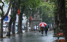 Miền Bắc mưa phùn kèm sương mù