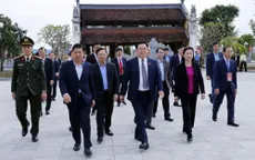 Chủ tịch Quốc hội Vương Đình Huệ thăm, làm việc tại Bắc Giang