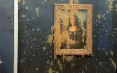 Người biểu tình hắt súp vào tranh Mona Lisa