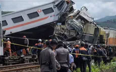 Va chạm tàu hỏa ở Indonesia, 3 người tử vong, 28 người bị thương