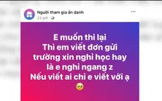 Thí sinh tự do lựa chọn bảo lưu, thi lại vì chọn sai ngành