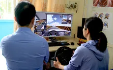 Học viên sát hạch lái xe trên phần mềm mô phỏng mới từ 1/2