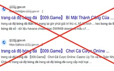 Cảnh báo thủ đoạn tấn công chèn backlink trên trang thông tin điện tử của cơ quan Nhà nước