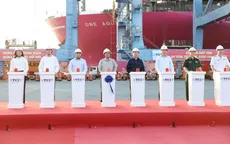 Thủ tướng phát lệnh làm hàng đầu xuân tại cảng quốc tế Tân Cảng - Cái Mép