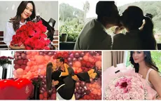 Các mỹ nhân Việt tình tứ bên nửa kia, khoe quà Valentine cực lãng mạn