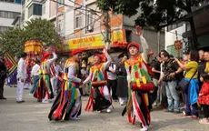Độc đáo điệu múa bồng làng Triều Khúc