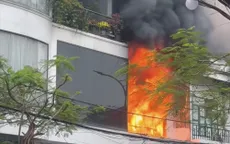 Hải Phòng: Kịp thời dập tắt đám cháy tại căn nhà 5 tầng