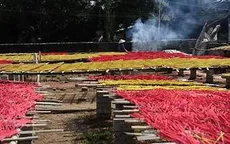 Ngôi làng làm hương bài truyền thống