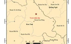 Liên tiếp xảy ra 6 trận động đất tại Kon Tum trong ngày 7/2