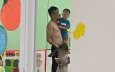Người đàn ông cầm dao xông vào trường mầm non, khống chế 2 cháu bé