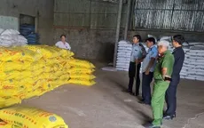 An Giang: Tạm giữ 65 tấn phân bón vi phạm nhãn mác