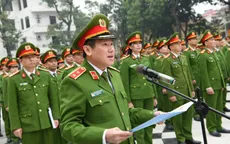 Cán bộ, chiến sĩ công an thề đấu tranh không khoan nhượng với tội phạm ma túy