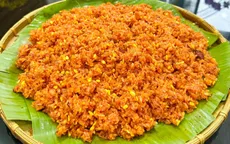 Cách nấu xôi gấc đỗ xanh vừa ngon vừa đẹp mắt