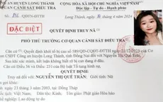 Bắt cô gái sinh năm 2003 bị truy nã đặc biệt khi nhập cảnh vào Việt Nam
