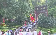 Người dân nô nức về Đền Hùng trước ngày Giỗ Tổ
