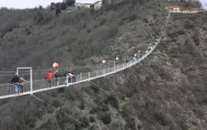 Mở cửa cầu treo qua núi dài nhất châu Âu tại Italy