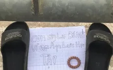 Bỏ lại giấy "Con xin lỗi" trên cầu, nhóm học sinh khiến cả xã đi tìm