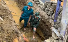 Đào mương nước, phát hiện quả bom chưa nổ nặng hơn 200kg