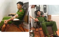 Hai chiến sĩ Cảnh sát PCCC hiến máu kịp thời cứu sản phụ qua cơn nguy kịch