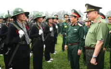 Bộ Quốc phòng, Bộ Công an kiểm tra hợp luyện diễu binh, diễu hành kỷ niệm Chiến thắng Điện Biên Phủ