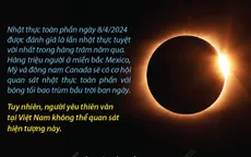 Nhật thực toàn phần ngày 8/4/2024 - Sự kiện thú vị hàng trăm năm mới có