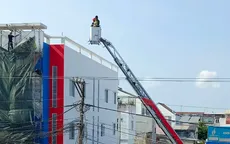 Hai công nhân bị điện giật ở độ cao 15 mét