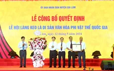 Lễ hội làng Keo được công nhận là Di sản văn hóa phi vật thể quốc gia