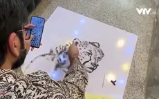 Độc đáo tác phẩm nghệ thuật từ tóc