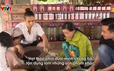 Buổi sáng trên cánh đồng lúa tím than