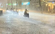 Nhiều khu vực trên cả nước có mưa về đêm, đề phòng mưa đá