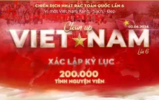 Chiến dịch nhặt rác toàn quốc “Clean Up Việt Nam" lần 6 sắp diễn ra