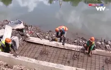 Đẩy nhanh tiến độ hoàn thành kè sông Trà Nóc