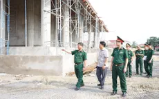 Bộ Tư lệnh TP Hồ Chí Minh kiểm tra tiến độ xây dựng Đền tưởng niệm Anh hùng liệt sĩ Chiến khu Rừng Sác