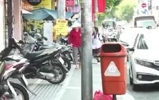 Bất hợp lý kẻ vạch phân chia vỉa hè ở TP Hồ Chí Minh