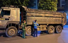 Hà Nội tăng cường xử lý xe chở quá tải