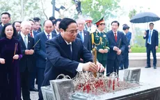 Lãnh đạo Đảng, Nhà nước dâng hương tại Đền thờ liệt sĩ chiến trường Điện Biên Phủ