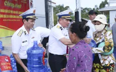 Nghĩa tình quân dân trong mùa hạn